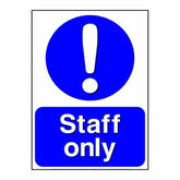 STICKER: STAFF ONLY